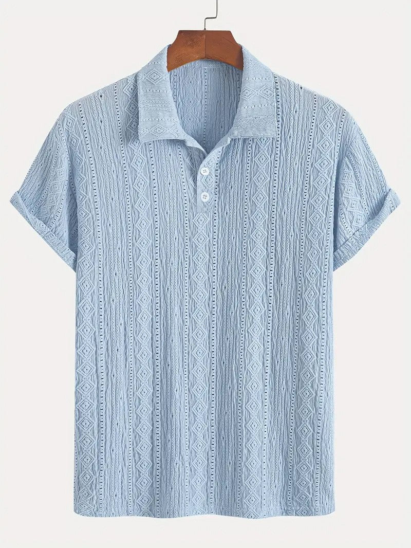 Men's Breathable Hollow-out Lightweight Casual Top